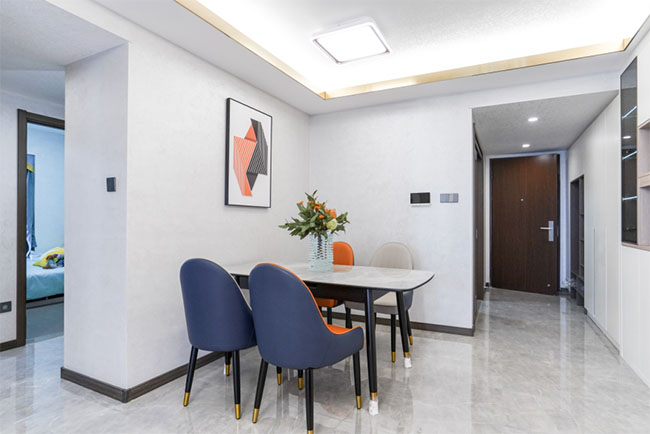 95㎡輕奢風(fēng)，因地制宜的設(shè)計(jì)，展現(xiàn)年人輕獨(dú)特生活理念